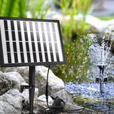 Sustainable Solar-Powered Water Fountain Pump Set for Garden Decor - 4FT Submersible Feature