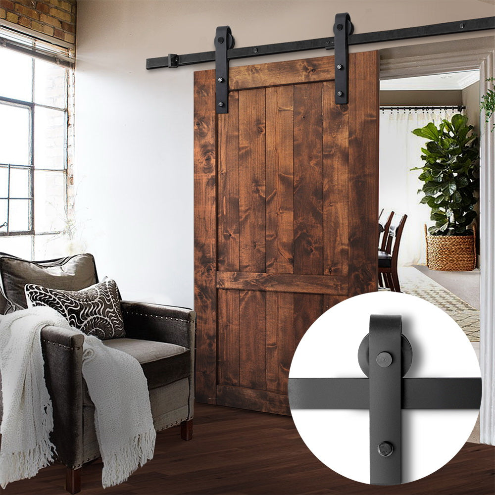 Cefito 2m Premium Steel Sliding Barn Door Kit for Modern Interiors