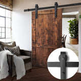 Cefito Premium 3m Sliding Barn Door Hardware Kit for Modern Offices and Bedrooms