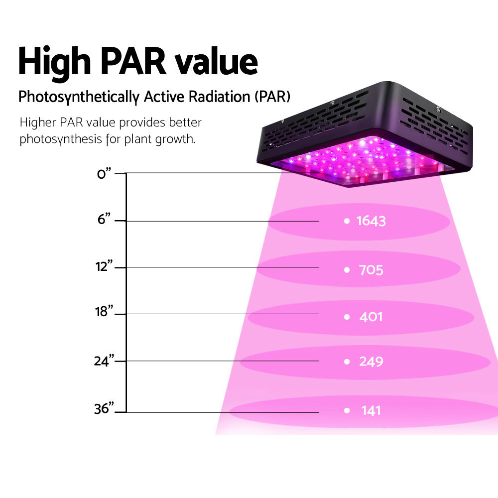 Full Spectrum 600W LED Grow Light for Optimal Plant Growth