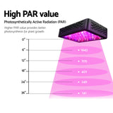 Full Spectrum 600W LED Grow Light for Optimal Plant Growth