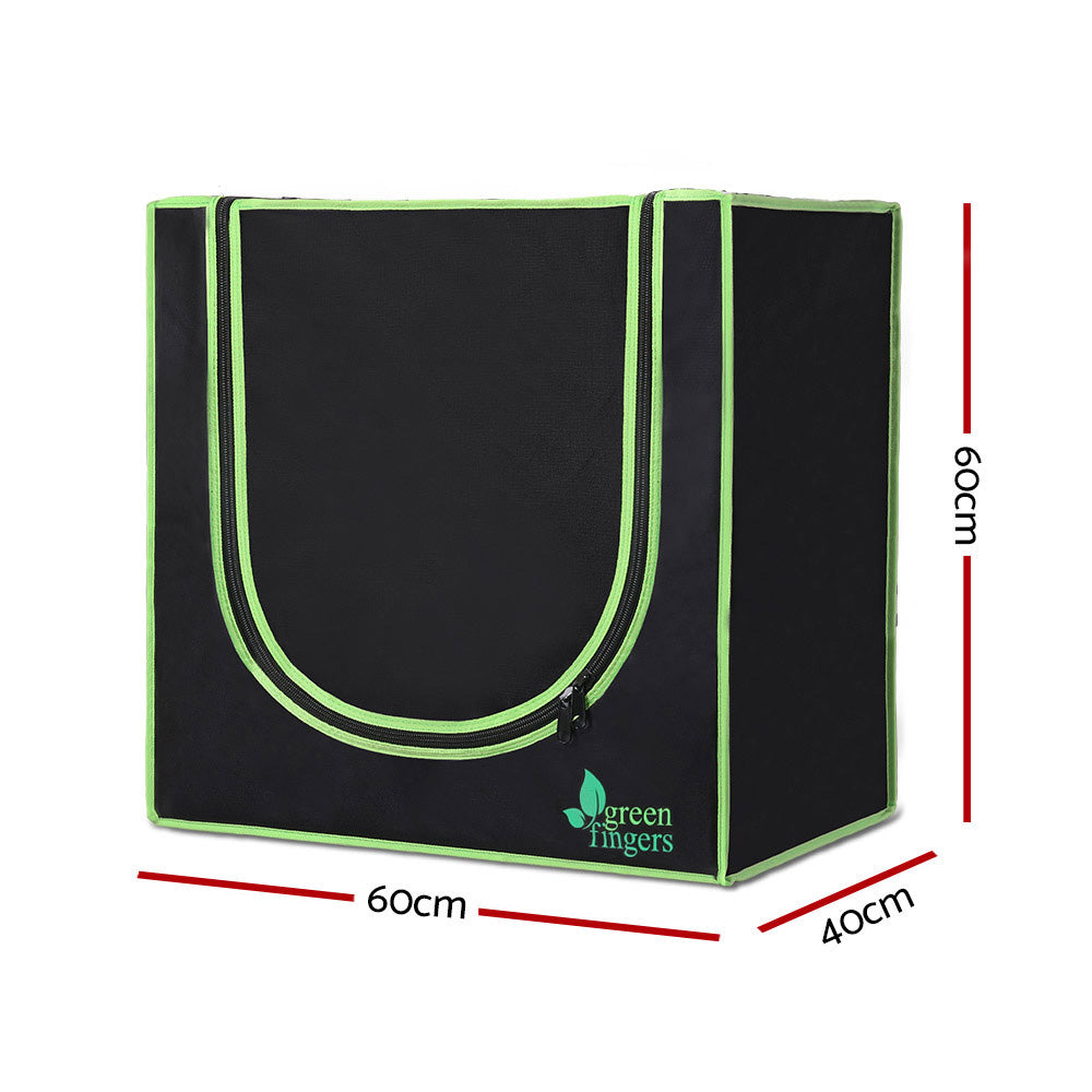 Indoor Hydroponics Grow Tent Kit - 60 x 40 x 60cm with Waterproof Floor Tray