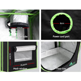 Indoor Hydroponics Grow Tent Kit - 60 x 40 x 60cm with Waterproof Floor Tray