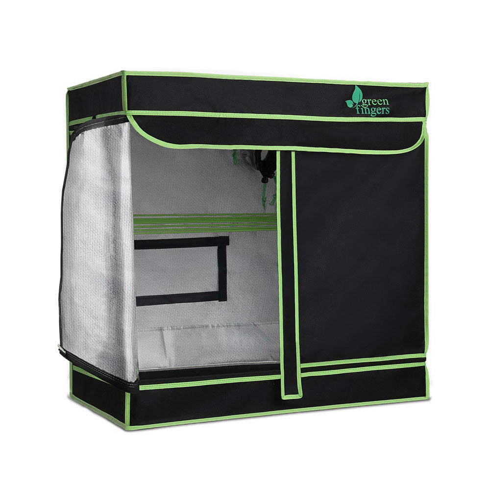 Hydroponics Grow Tent Kit with Waterproof Floor and Steel Frame - 80 x 45 x 80cm