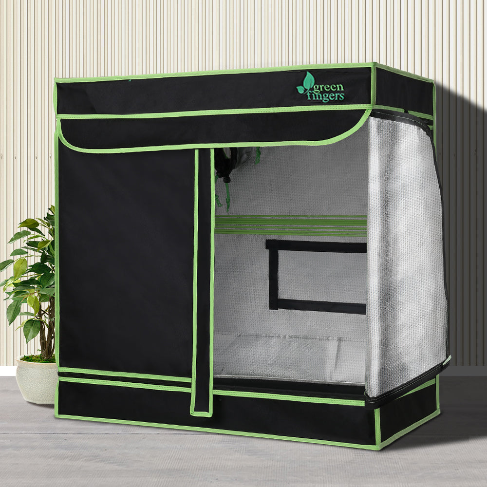 Hydroponics Grow Tent Kit with Waterproof Floor and Steel Frame - 80 x 45 x 80cm