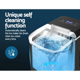 Portable 2.1L Commercial Ice Maker - Countertop Ice Cube Machine for Bars and Parties