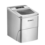 Devanti Silver Portable Ice Maker Machine