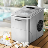 Devanti Silver Portable Ice Maker Machine