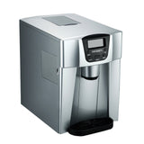 Devanti 2-in-1 Compact Ice Maker and Water Dispenser - Silver