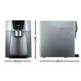 Devanti 2-in-1 Compact Ice Maker and Water Dispenser - Silver