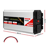 Giantz 1500W Pure Sine Wave Inverter for 12V Battery – High Efficiency DC-AC Power Converter