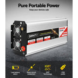 Giantz 1500W Pure Sine Wave Inverter for 12V Battery – High Efficiency DC-AC Power Converter