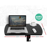 360° Rotating Adjustable Laptop Desk - Stylish Black Design