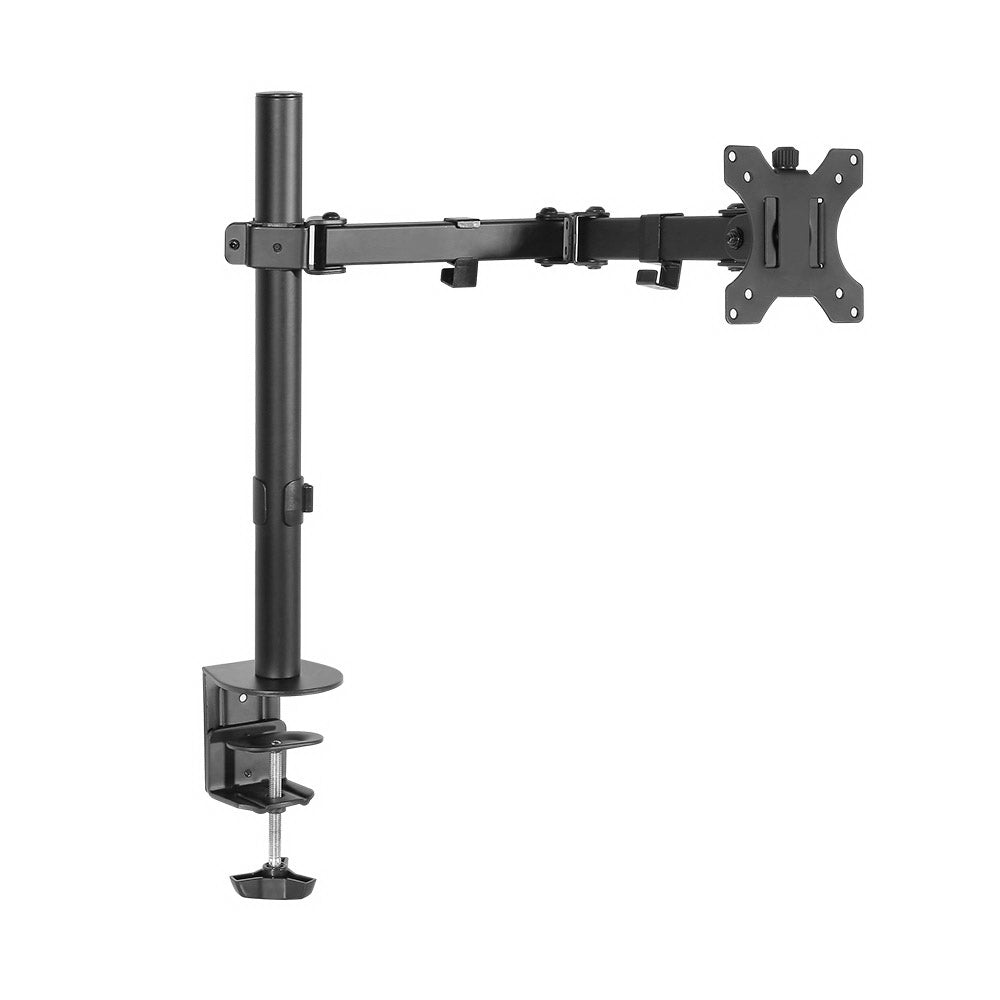 Adjustable Black Monitor Arm Mount for 32" Screens