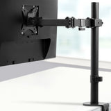 Adjustable Black Monitor Arm Mount for 32" Screens