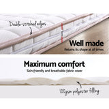 Giselle Bedding Luxurious 7cm King Memory Foam Mattress Topper with Cover