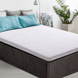 Giselle Bedding Queen 7cm Luxury Memory Foam Mattress Topper with Removable Cover