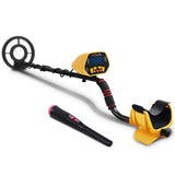 High-Sensitivity LCD Metal Detector & Pinpointer for Treasure Hunting - Waterproof, Adjustable, and Lightweight