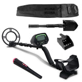 Advanced Waterproof Metal Detector and Pinpointer with Bonus Accessories for Treasure Hunting