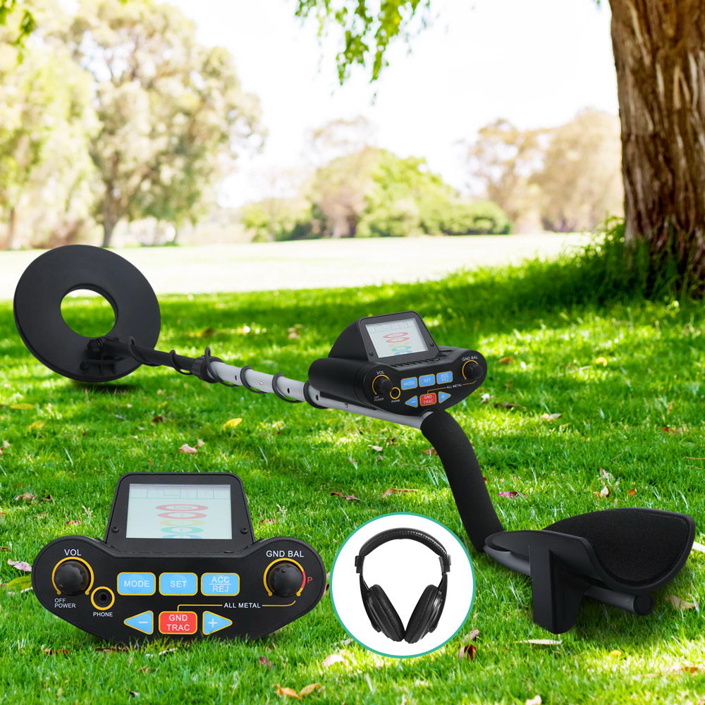 High-Sensitivity LCD Metal Detector for Treasure Hunting - Waterproof & Adjustable