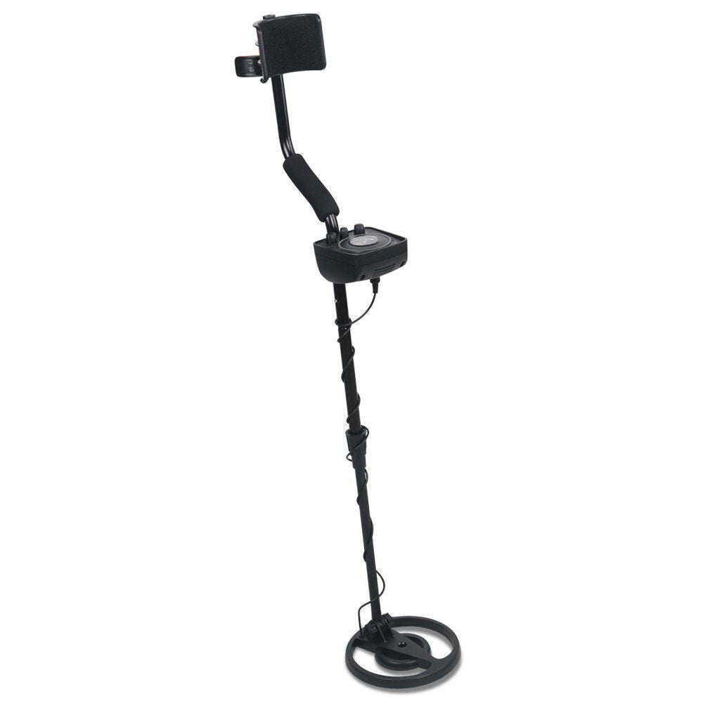 LED Metal Detector with Headphones - Black