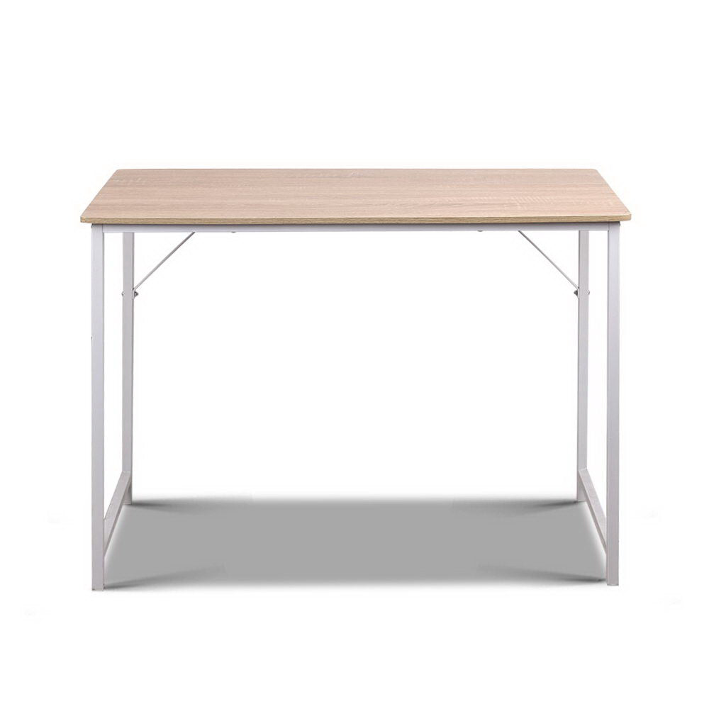 Sund Modern White Oak Computer Desk