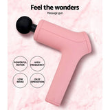 Advanced LCD Electric Massage Gun for Deep Tissue Percussion Therapy - 6 Interchangeable Heads, Quiet Operation, Long Battery Life