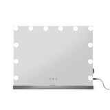 Embellir Hollywood Frameless Makeup Mirror With 15 LED Lighted Vanity Beauty 58cm x 46cm