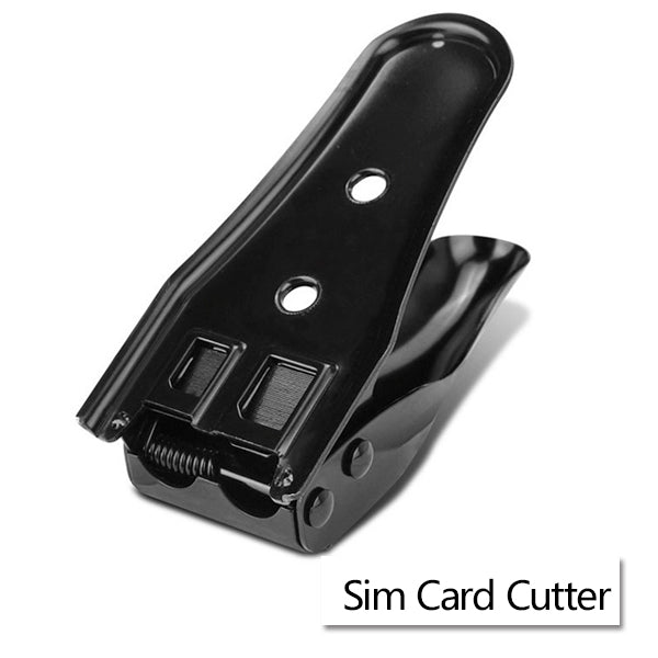 SIM Card Cutter & Adapter Set with Eject Pin - Precision Cutting Tool for Standard, Micro, and Nano SIMs