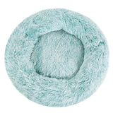 Cozy Cave Calming Pet Bed for Dogs and Cats - Medium 75cm in Teal, Washable and Non-Slip