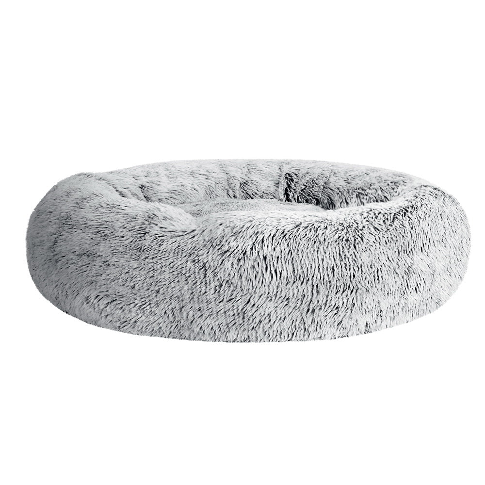 Cozy Charcoal Large Pet Bed for Dogs and Cats - 90cm