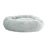 Light Grey Large i.Pet Pet Bed for Dogs and Cats - 90cm Comfort Design - Front View