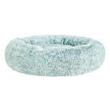 Large Teal Calming Pet Bed for Dogs and Cats - Washable Comfy Cave Design, 90cm