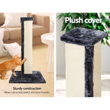 Deluxe 92cm Cat Tree with Scratching Post, Condo, and Playhouse - Wood Furniture for Felines - Extra Image