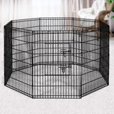 Versatile 36" 8-Panel Pet Playpen - Indoor/Outdoor Exercise Enclosure for Dogs and Small Animals