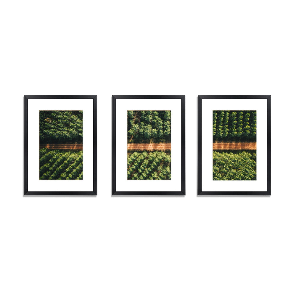 Chic Black A3 Trio Photo Frames for Stunning Home Accents and Thoughtful Gifts