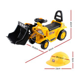 Kids Yellow Ride-On Bulldozer Toy - Fun Construction Vehicle