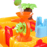 Colorful 2-in-1 Sand and Water Play Table Set for Kids