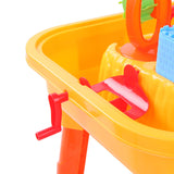 Colorful 2-in-1 Sand and Water Play Table Set for Kids