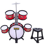 Keezi Junior 7-Piece Drum Set for Kids - Mini Big Band Musical Toy