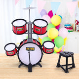 Keezi Junior 7-Piece Drum Set for Kids - Mini Big Band Musical Toy