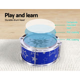 Blue 8-Piece Kids Drum Set for Little Musicians