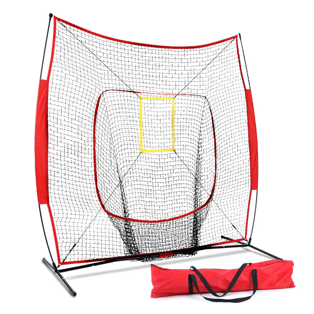 Everfit Multi-Sport Training Net - Portable Baseball, Softball, and Tennis Practice System