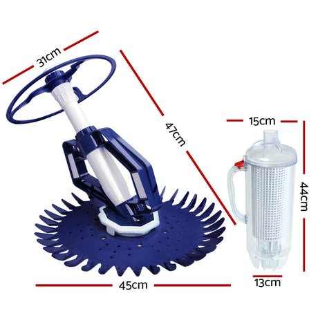 Automatic Aquabuddy Pool Cleaner with 10M Leaf Catcher Hose for Effortless Cleaning