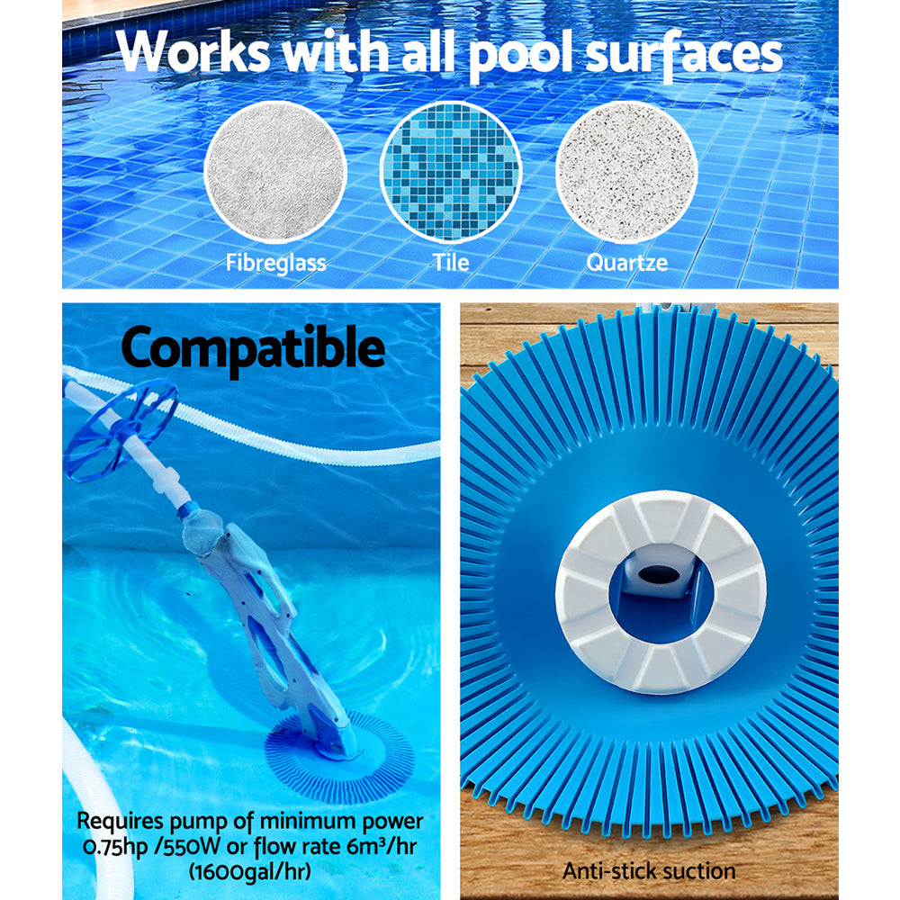 Automatic Wall Climbing Swimming Pool Vacuum Cleaner with 10M Hose