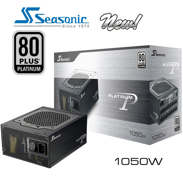 Seasonic 80 PLUS Platinum 1050W High-Efficiency Power Supply Unit