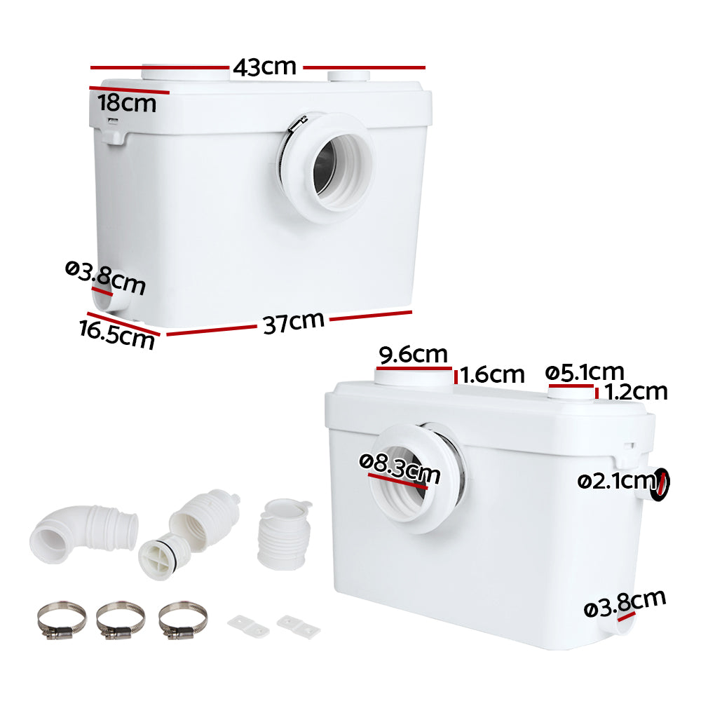 600W Fully Automatic Macerator Pump with Multiple Inlets