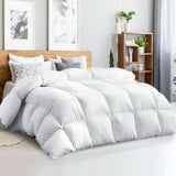 Ultimate Warmth Super King 500GSM Goose Down Feather Quilt for Cozy Nights