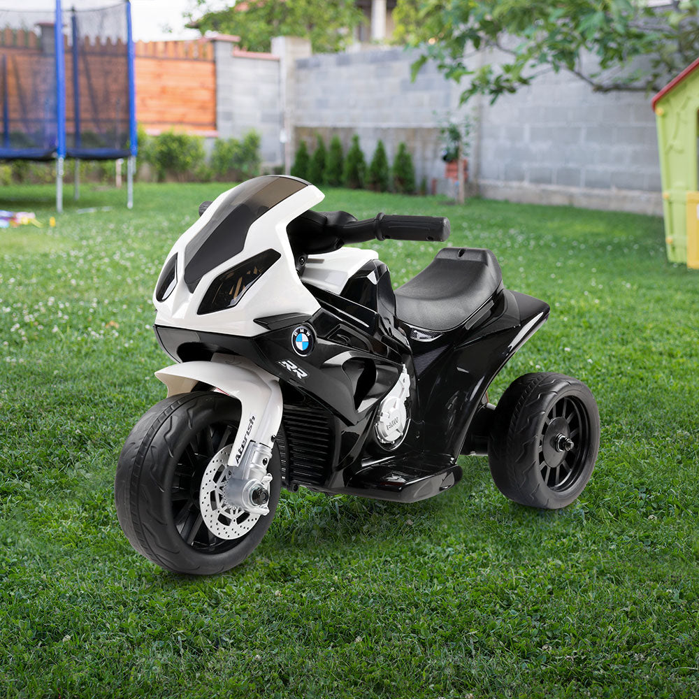 BMW Licensed S1000RR Kids Electric Ride-On Motorcycle in Black