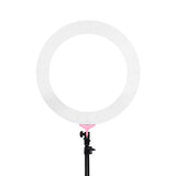 19" Embellir Dimmable LED Ring Light with Stand - 5800LM Makeup & Photography Accessory in Pink